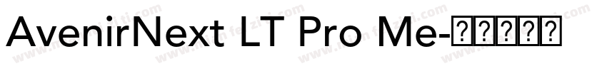 AvenirNext LT Pro Me字体转换